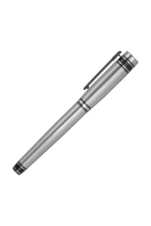 Rollerball pen Bold Stripe Chrome & Gun - 6
