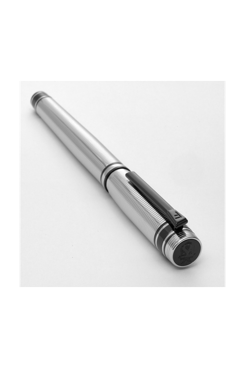 Rollerball pen Bold Stripe Chrome & Gun - 4