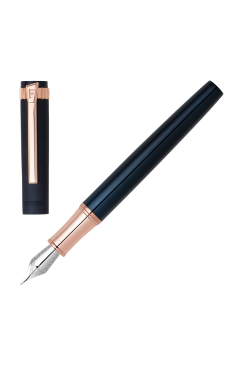 Fountain pen Prestige Rose Gold Navy - 1