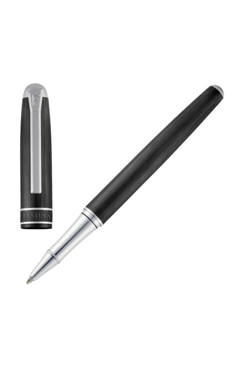 Rollerball pen Classicals Brushed Black & Chrome - 1