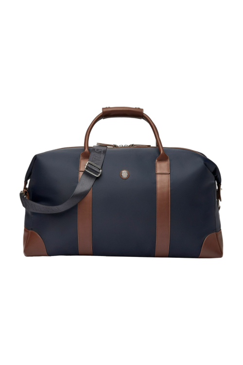 Travel bag Button Navy & Brown - 1