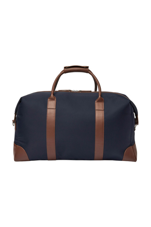 Travel bag Button Navy & Brown - 2