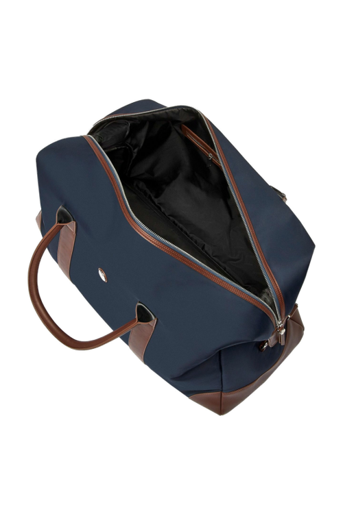Travel bag Button Navy & Brown - 4