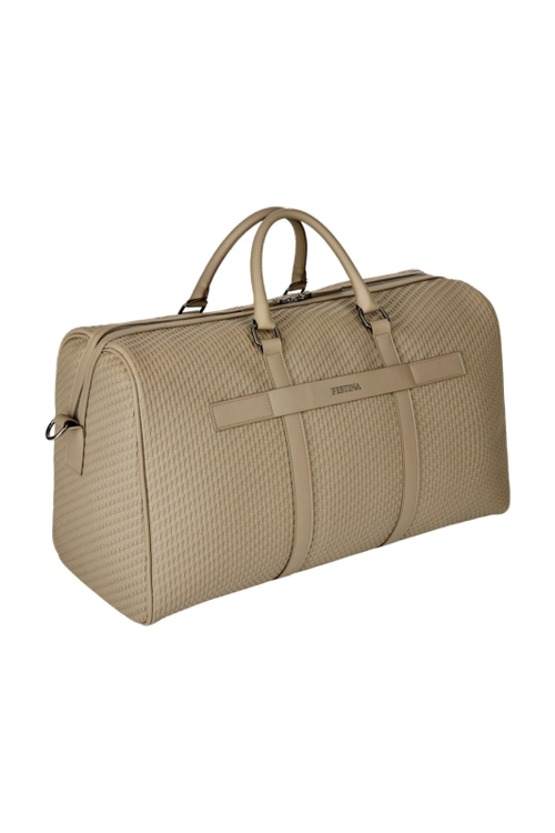Travel bag Interlace Taupe - 5
