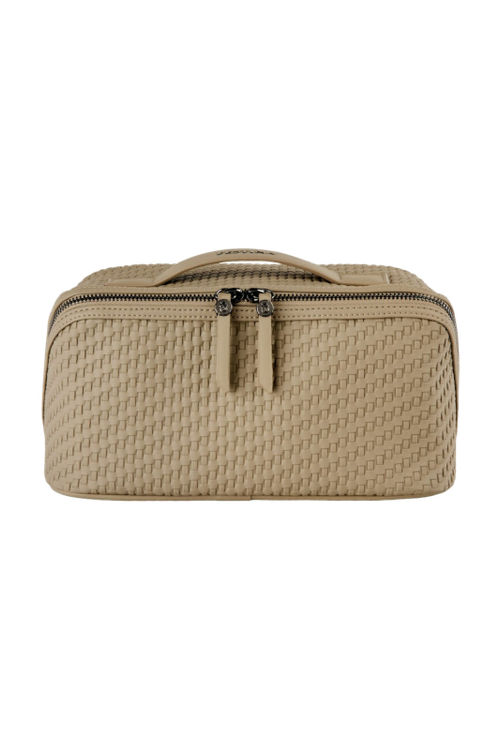 Toiletry Bag Interlace Taupe - 1
