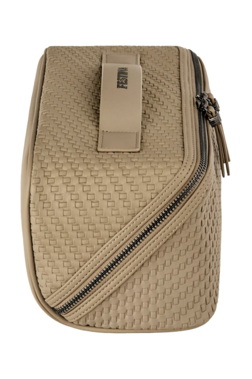 Toiletry Bag Interlace Taupe - 2