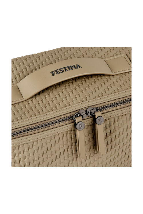 Toiletry Bag Interlace Taupe - 3