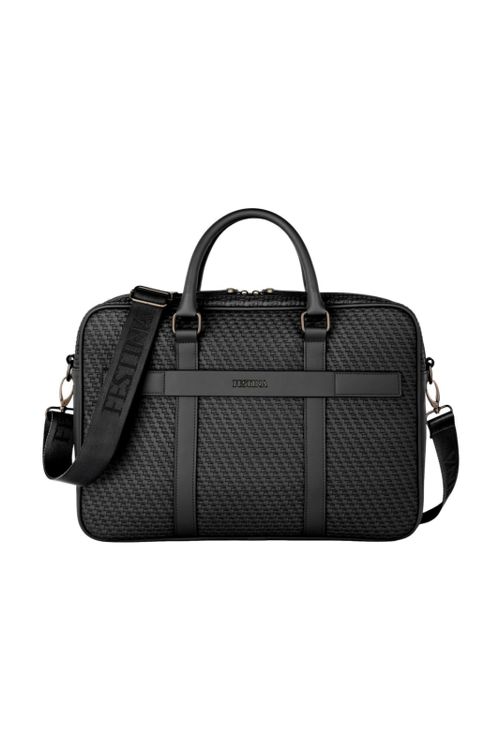 Document bag Interlace Black - 1