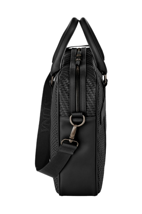 Document bag Interlace Black - 2