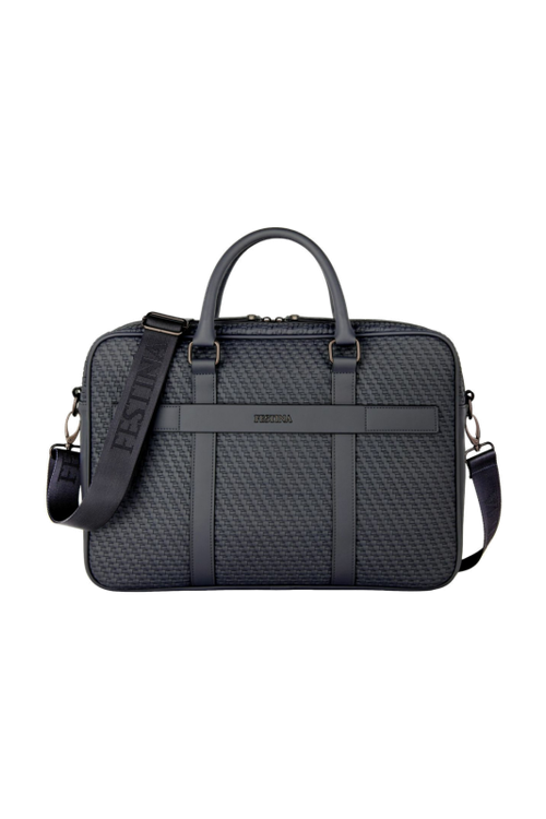 Document bag Interlace Navy - 1
