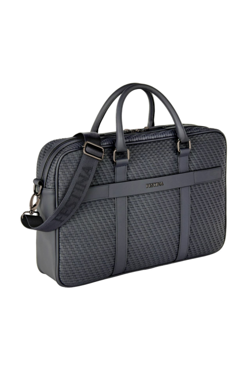 Document bag Interlace Navy - 5
