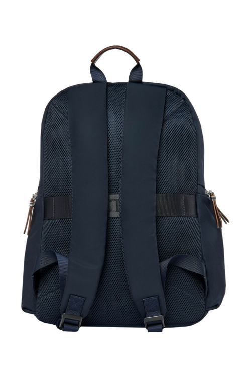 Backpack Button Navy & Brown - 6