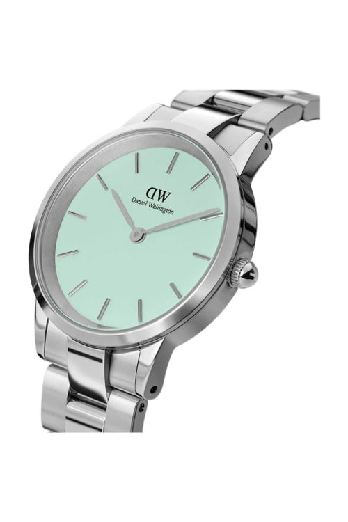 Watch Iconic Link Silver&Pastel-green D32 - 4
