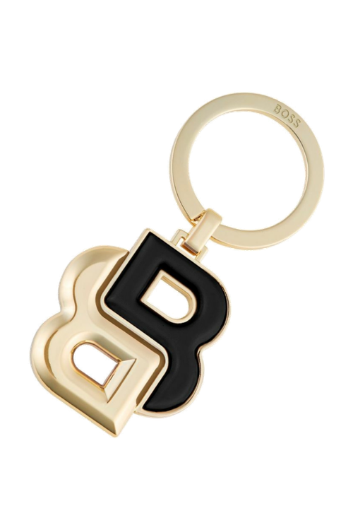 Breloczek na klucze Double B Black & Gold