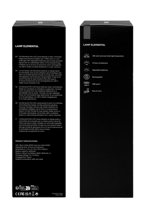 Lamp Elemental Black - 5