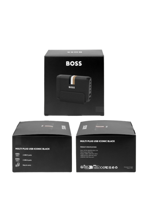 Multi plug USB Iconic Black - 5