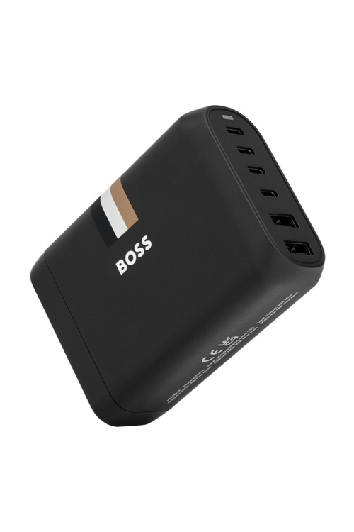 Multi plug USB Iconic Black - 6