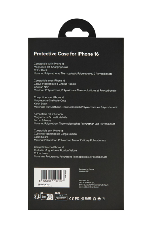 Case for iPhone 16 Grained Black - 7