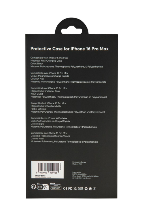 Case for iPhone 16 Pro Max Grained Black - 7