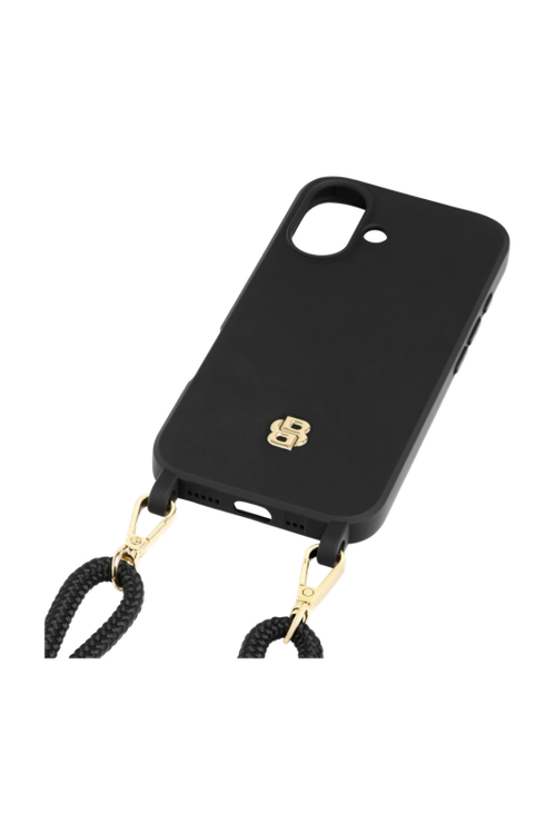 Case for iPhone 16 Double B Black & Gold - 2