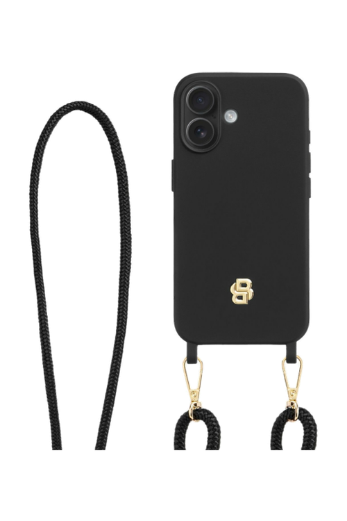 Case for iPhone 16 Double B Black & Gold - 5