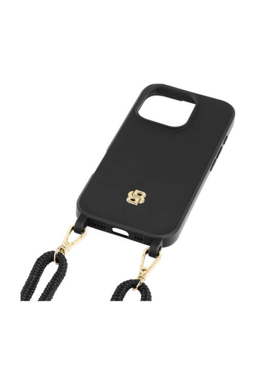 Case for iPhone 16 Pro Double B Black & Gold - 2