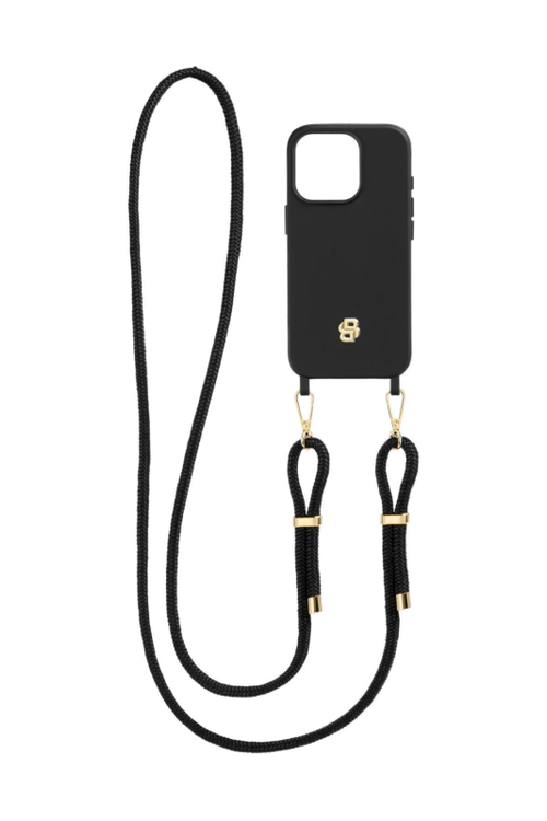 Case for iPhone 16 Pro Double B Black & Gold - 3