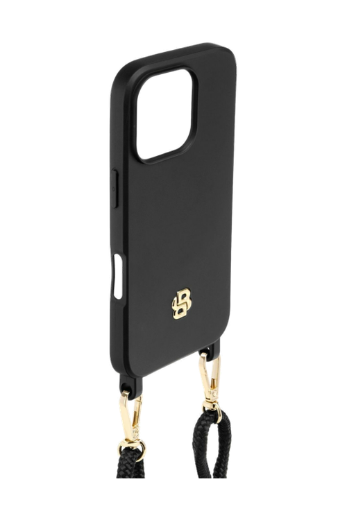 Case for iPhone 16 Pro Double B Black & Gold - 4