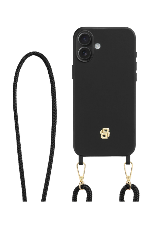Case for iPhone 16 Plus Double B Black & Gold - 5