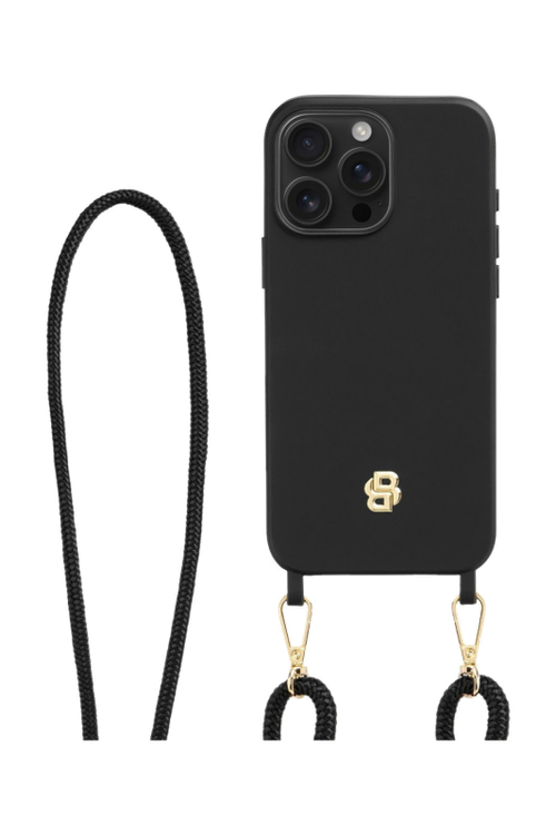 Case for iPhone 16 Pro Max Double B Black & Gold - 5
