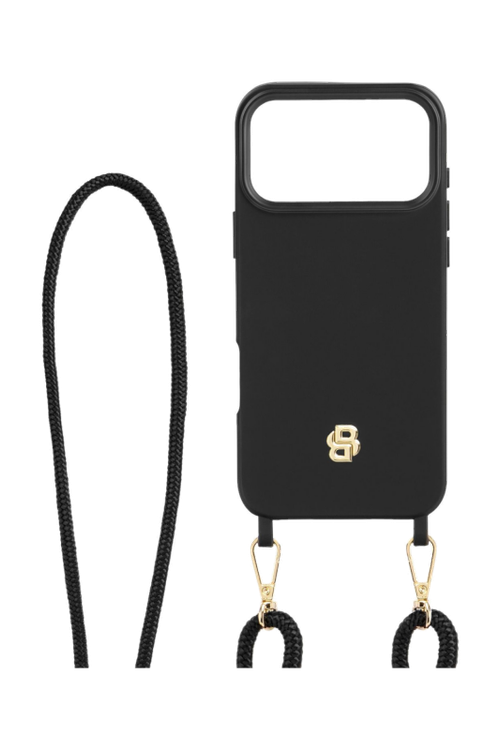 Case for iPhone 17 Pro Max Double B Black & Gold - 1