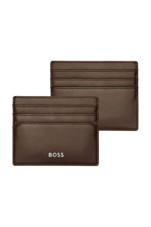 Card holder Classic Smooth Brown - 1