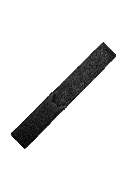 Double pen pouch Classic Grained Black - 2