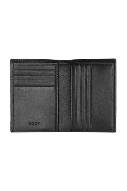 Folding card holder Classic Smooth Black - 2