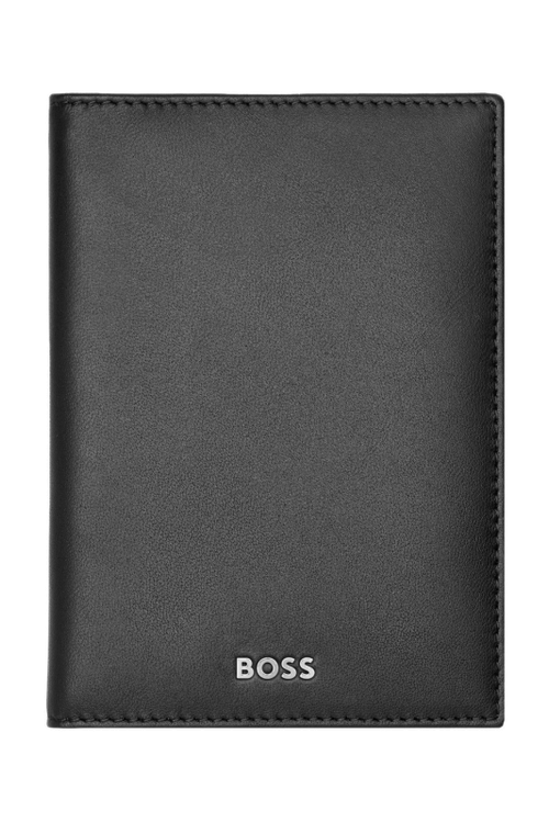 Folding card holder Classic Smooth Black - 4