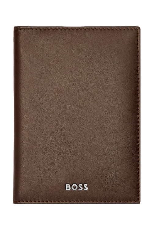 Folding card holder Classic Smooth Brown - 4