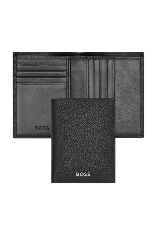 Folding card holder Classic Grained Black - 1