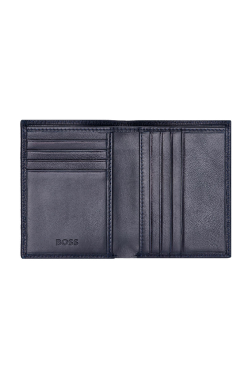 Folding card holder Classic Grained Navy - 3
