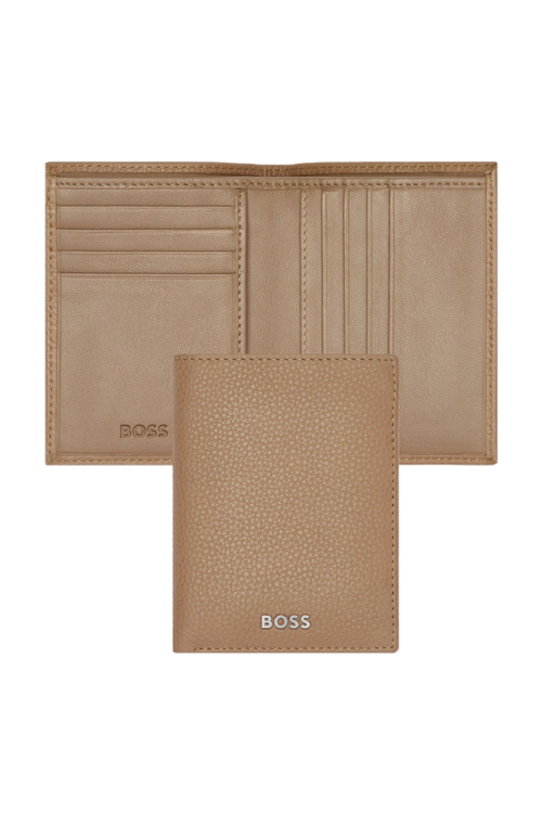 Folding card holder Classic Grained Camel - 1