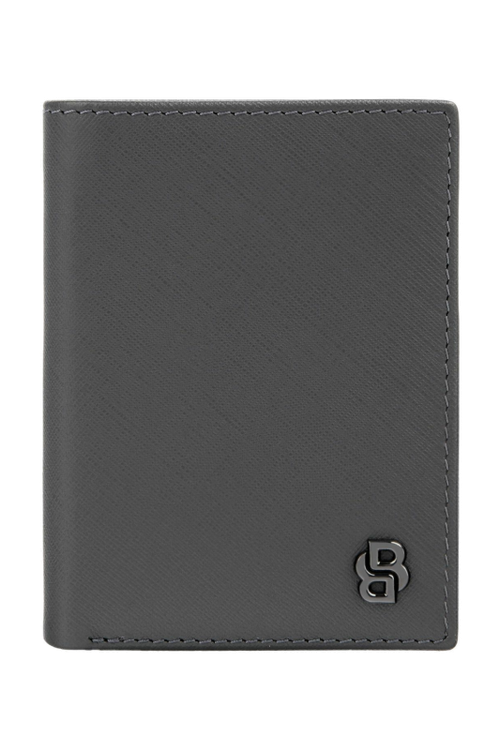 Folding card holder Double B Saffiano Grey - 2