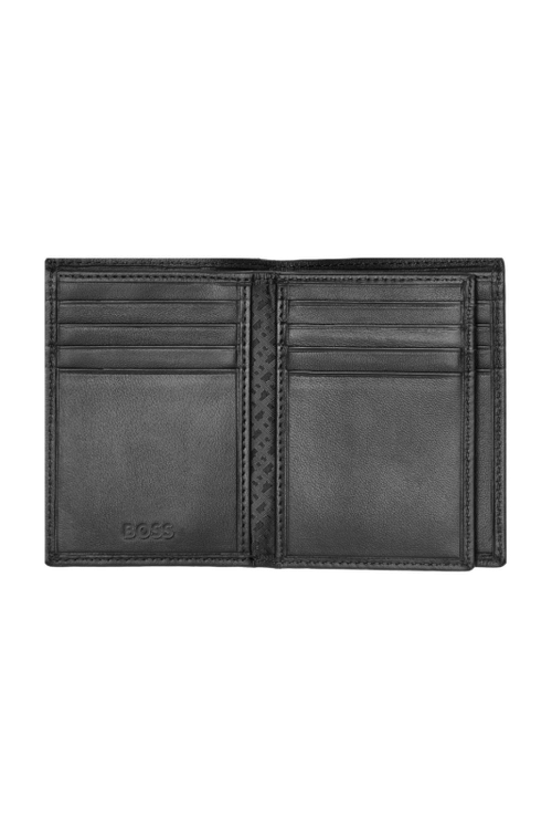 Card holder trifold Classic Smooth Black - 2