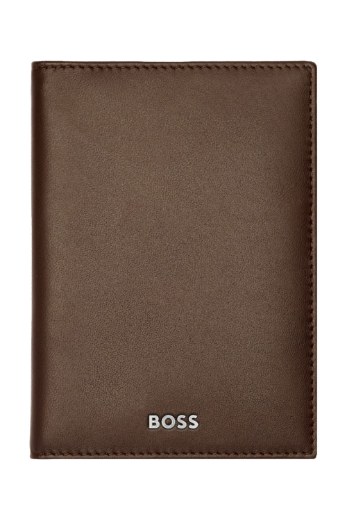 Trifold card holder Classic Smooth Brown - 2