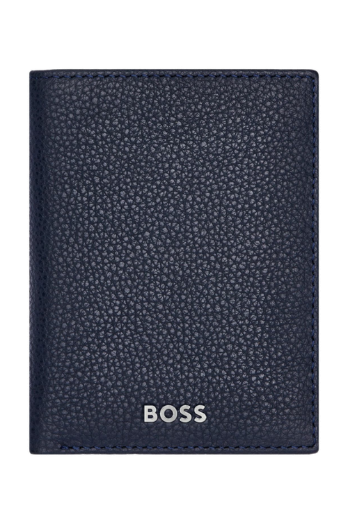 Card holder Trifold Classic Grained Navy - 2
