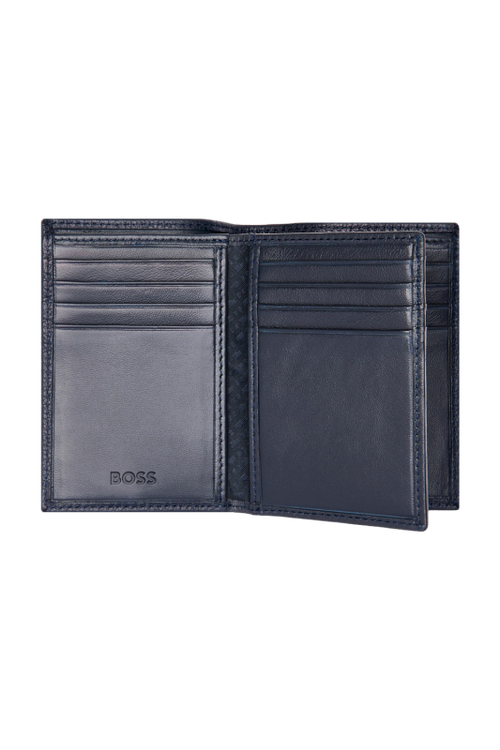 Card holder Trifold Classic Grained Navy - 3