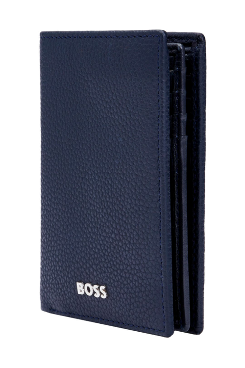 Card holder Trifold Classic Grained Navy - 4