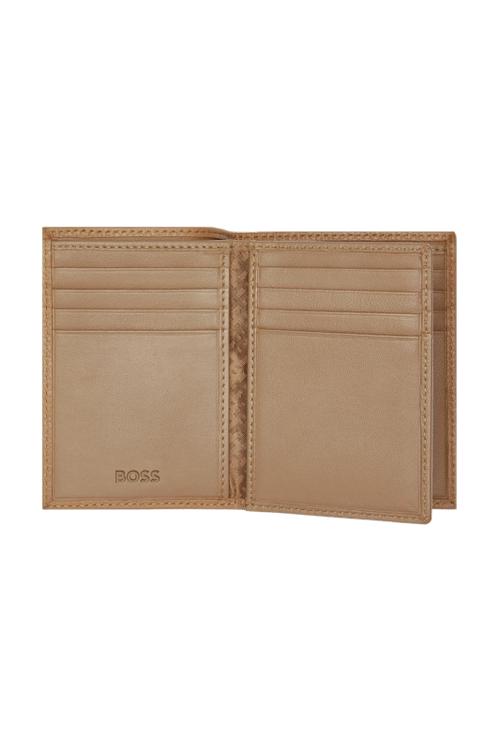 Card holder trifold Classic Grained Camel - 3