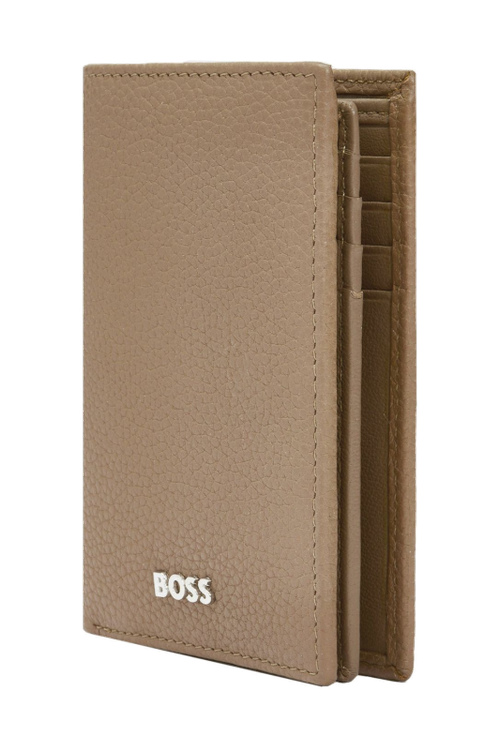 Card holder trifold Classic Grained Camel - 5