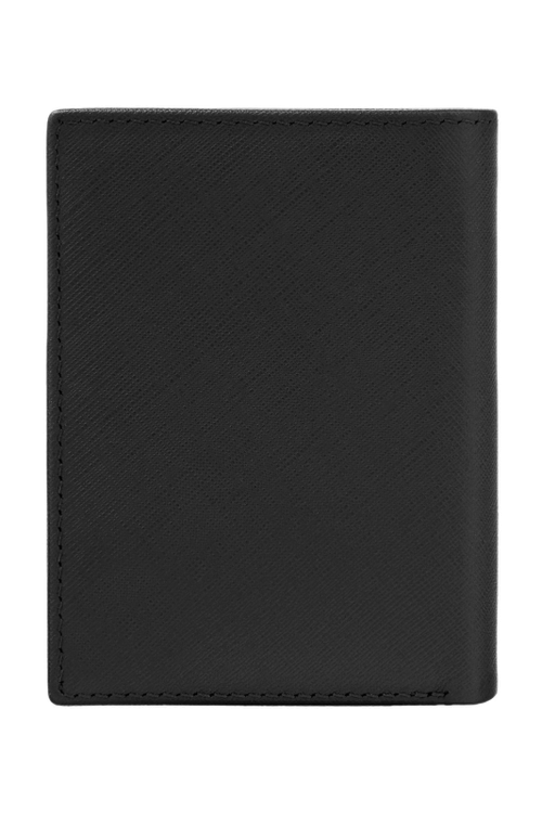 Card holder with flap Double B Saffiano Black - 6