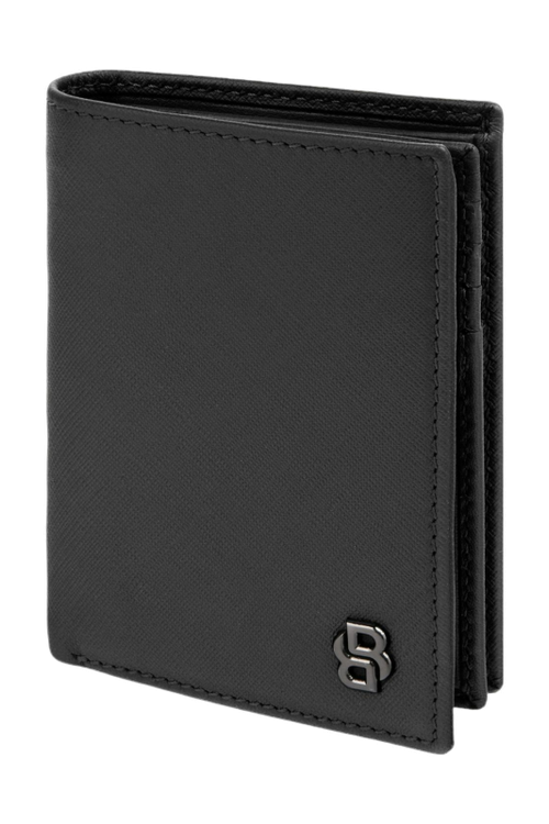 Card holder with flap Double B Saffiano Black - 5