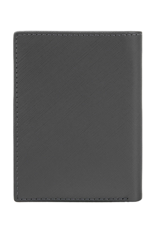 Card holder with flap Double B Saffiano Grey - 6